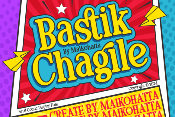 Bastik Chagile: A Serif Font for Joyful Design