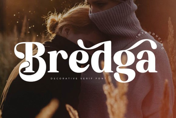 Bredga: A Luxurious Serif Font
