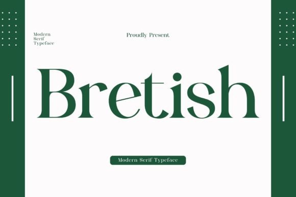 Bretish: A Serif Font for Polished Branding