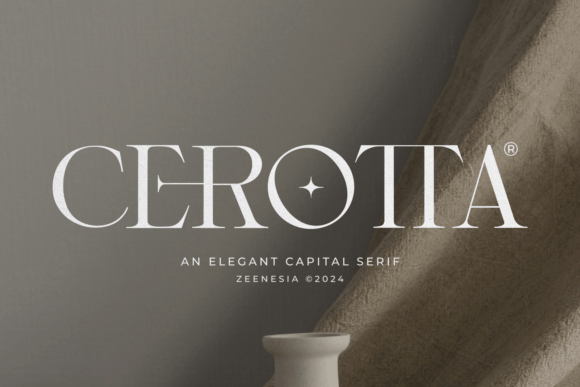 Cerotta: A Luxurious Serif Font