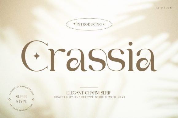 Crassia: A Serif Font for Elegant Design