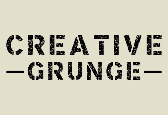 Creative Grunge Font