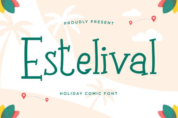 Estelival: A Festive Serif Font for Creative Projects