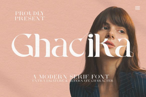 Ghacika: A Serif Font for Elegant Web Design