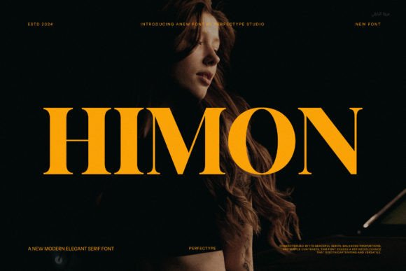 Himon: A Classy Serif Font for Crafters
