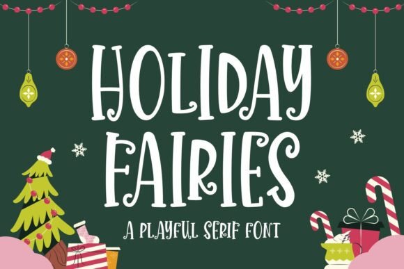 Holiday Fairies Font for Festive Campaigns
