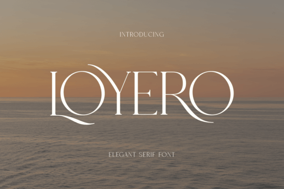 Loyero: A Stylish Serif Font