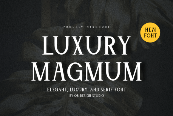 Luxury Magmum Font Review