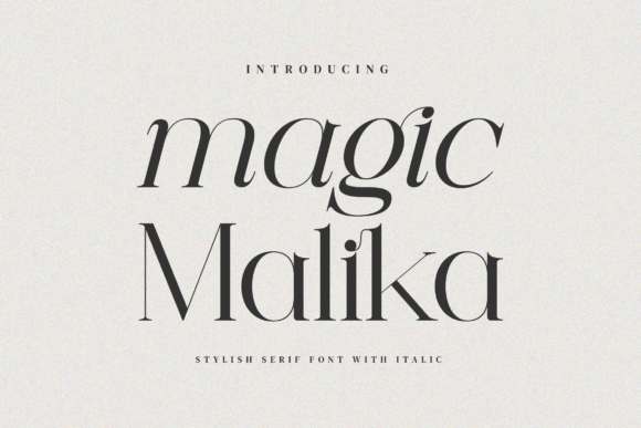 Magic Malika Font for Creative Projects