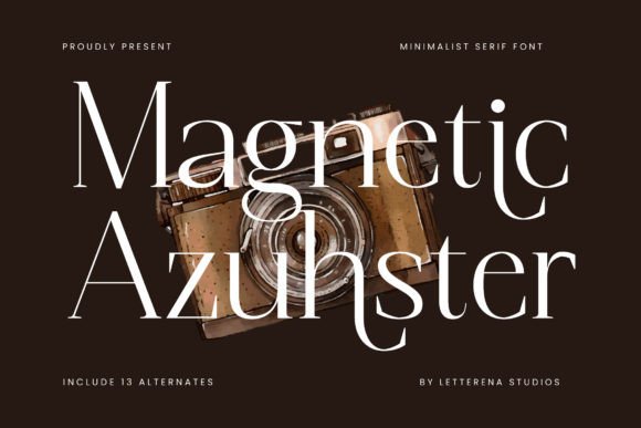 Magnetic Azuhster: A Luxurious Serif Font