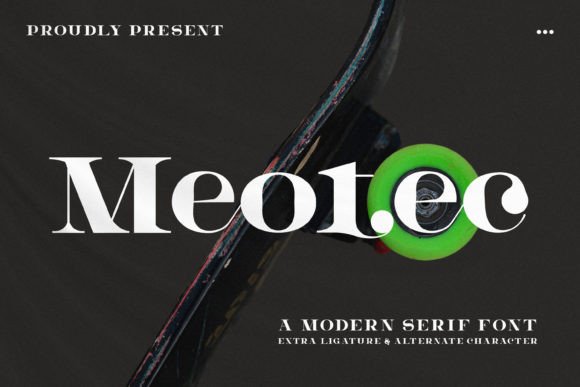 Meotec: A Serif Font for Elegant Branding
