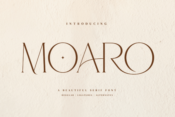 Moaro: A Stylish Serif Font for Business