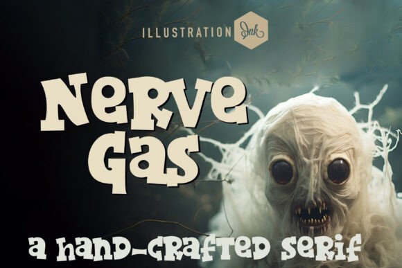 Nerve Gas Font: Bold & Whimsical