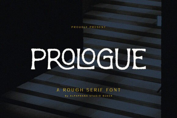 Prologue Font: Bold Serif for Web Design