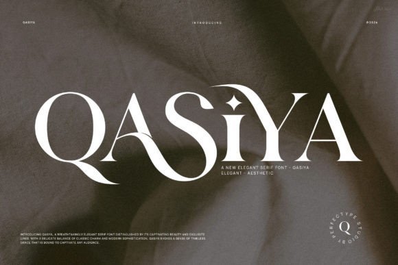 Qasiya: A Serif Font for Elegant Design