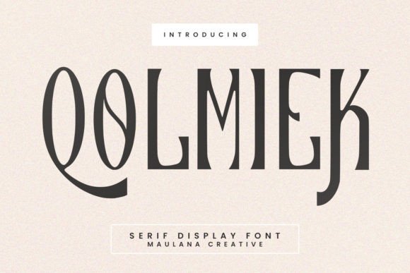 Qolmiek: A Serif Font for Web Design