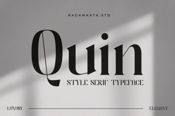 Quin: A Serif Font for Elegant Design