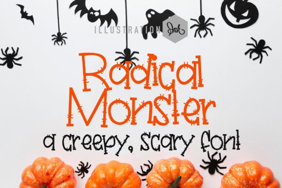 Radical Monster Font: Bold Serif for Editorial Design