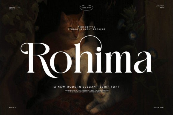 Rohima: A Luxurious Serif Font for Web Design