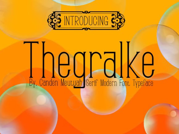 Thegralke: A Serif Font for Impactful Campaigns